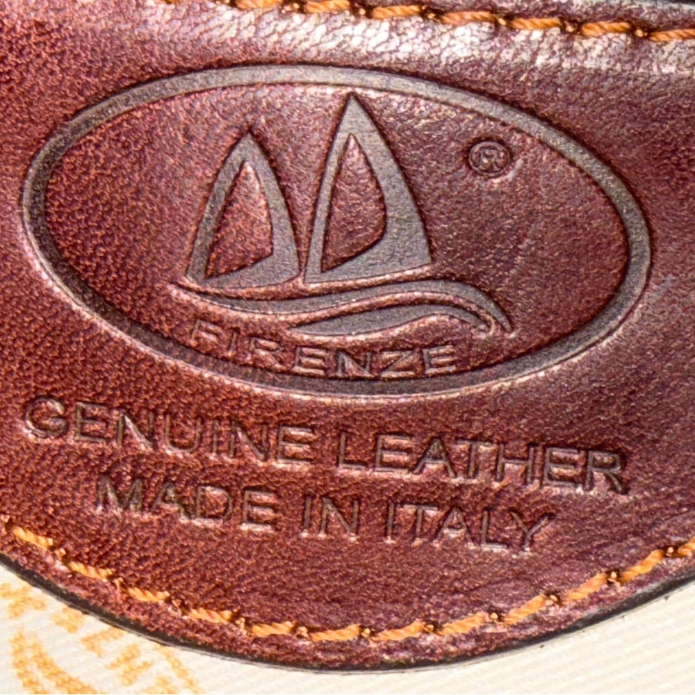 Rich Cognac MEDICI FIRENZE Italian Leather Briefcase Laptop Executive AttacheBag - Picture 2 of 15